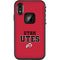 Utah Utes Text on Red LifeProof Fre iPhone XR Skin