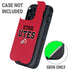 University of Utah Utes Text on Red Otterbox Defender iPhone Skin