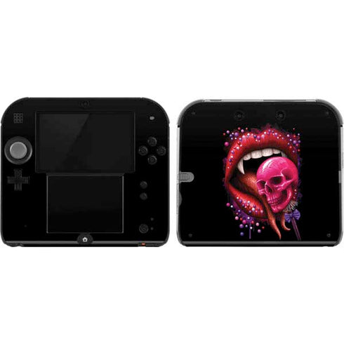 Vampire Skull Lollypop by Sarah Richter Nintendo 2DS Skin
