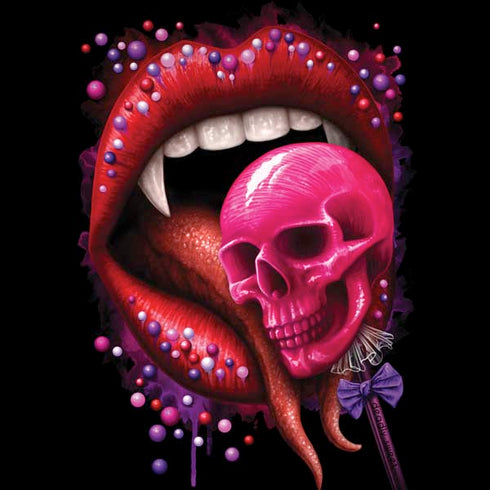 Vampire Skull Lollypop by Sarah Richter Dell Alienware Skin