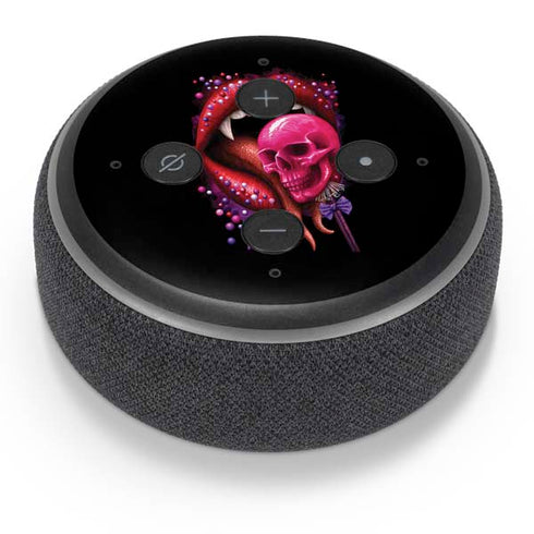Vampire Skull Lollypop by Sarah Richter Amazon Echo Dot Skin