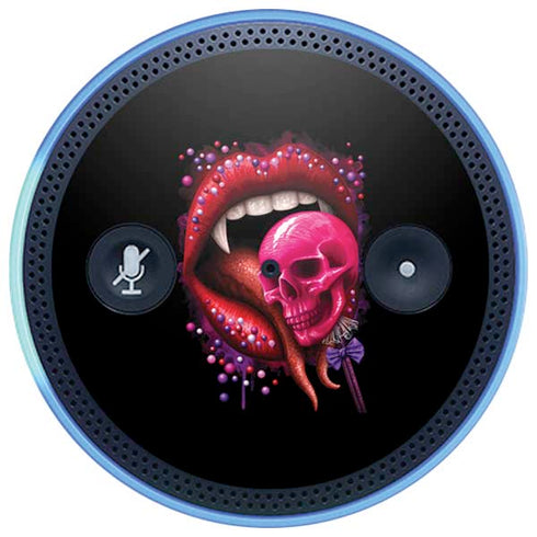 Vampire Skull Lollypop by Sarah Richter Amazon Echo Skin