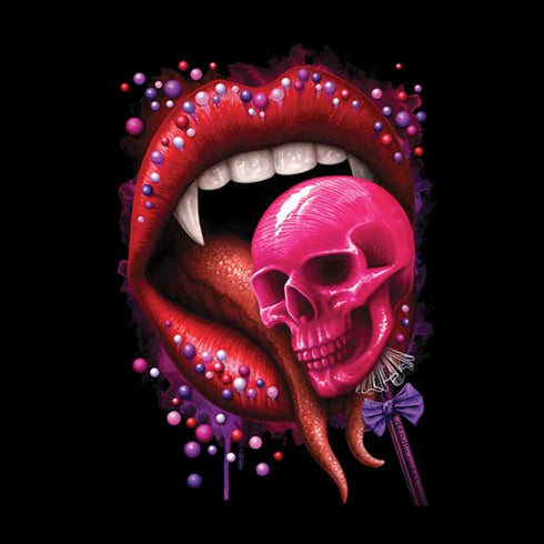 Vampire Skull Lollypop by Sarah Richter Amazon Echo Skin