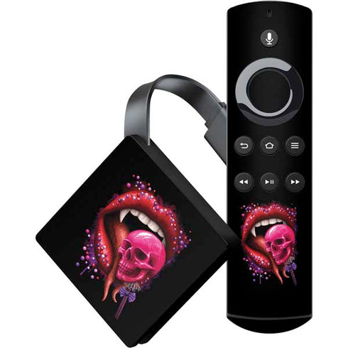 Vampire Skull Lollypop by Sarah Richter Amazon Fire TV Skin