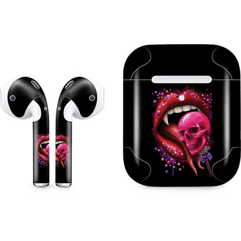 Vampire Skull Lollypop by Sarah Richter Apple AirPods 2 Skin