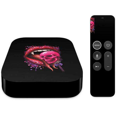 Vampire Skull Lollypop by Sarah Richter Apple TV Skin