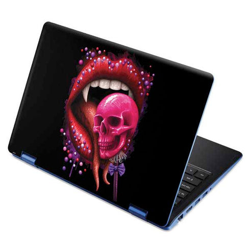 Vampire Skull Lollypop by Sarah Richter Aspire R11 11.6in Skin