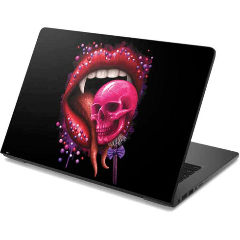 Vampire Skull Lollypop by Sarah Richter Dell Chromebook Skin