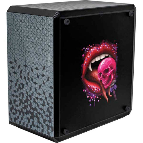 Vampire Skull Lollypop by Sarah Richter Cooler Master MasterBox Q300L Mini Tower Skin