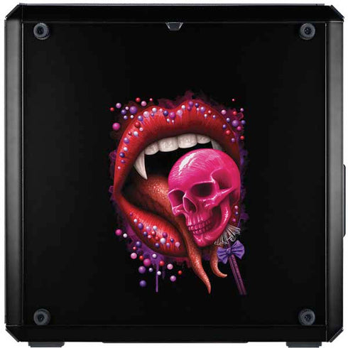 Vampire Skull Lollypop by Sarah Richter Cooler Master MasterBox Q300L Mini Tower Skin