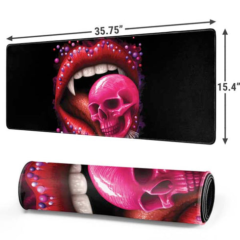 Vampire Skull Lollypop by Sarah Richter Gaming Mouse Pad