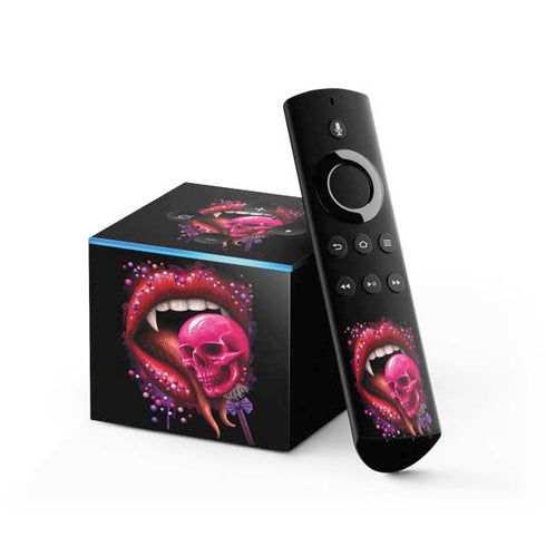 Vampire Skull Lollypop by Sarah Richter Fire TV Cube Skin