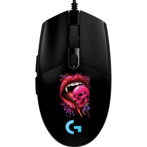 Vampire Skull Lollypop by Sarah Richter G203 Prodigy RGB Wired Gaming Mouse Skin