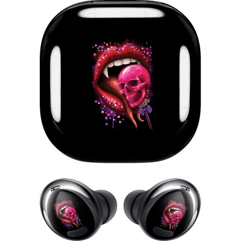 Vampire Skull Lollypop by Sarah Richter Galaxy Buds Pro Skin