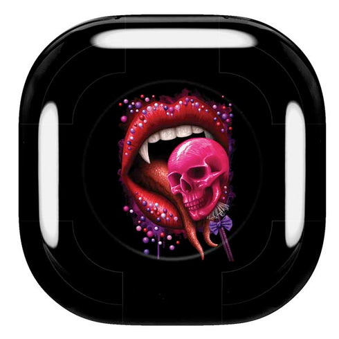 Vampire Skull Lollypop by Sarah Richter Galaxy Buds Pro Skin