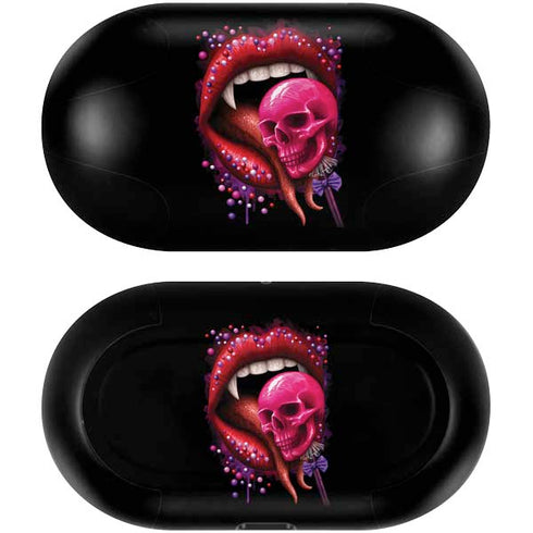 Vampire Skull Lollypop by Sarah Richter Galaxy Buds Skin