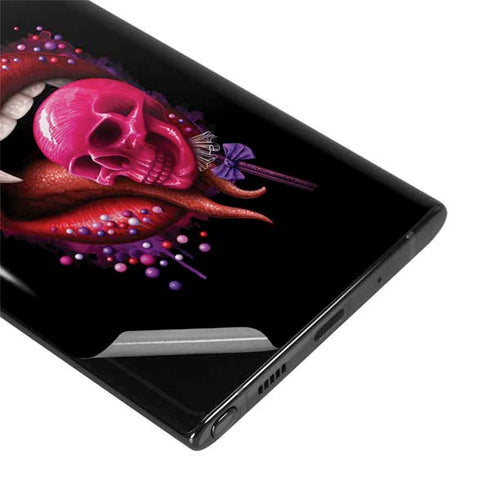 Vampire Skull Lollypop by Sarah Richter Galaxy Note 10 Plus Skin