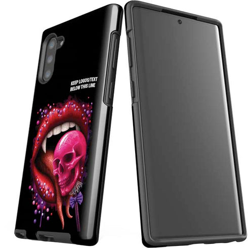 Vampire Skull Lollypop by Sarah Richter Galaxy Note 10 Pro Case
