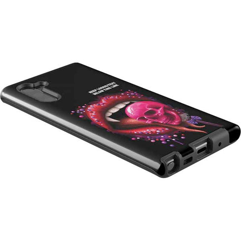 Vampire Skull Lollypop by Sarah Richter Galaxy Note 10 Pro Case