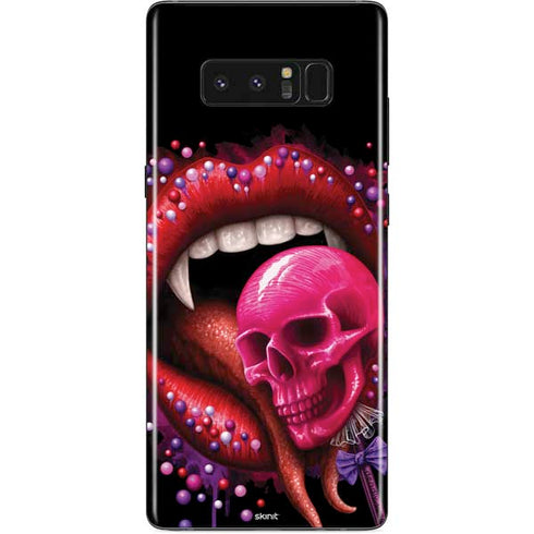 Vampire Skull Lollypop by Sarah Richter Galaxy Note 8 Skin