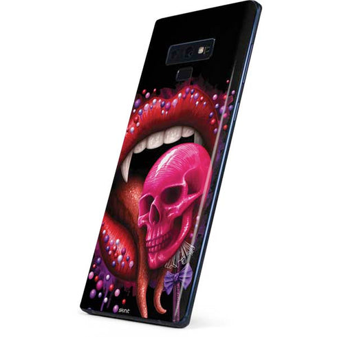 Vampire Skull Lollypop by Sarah Richter Galaxy Note 9 Skin