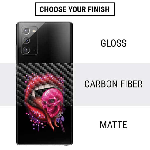 Vampire Skull Lollypop by Sarah Richter Galaxy Note20 5G Skin