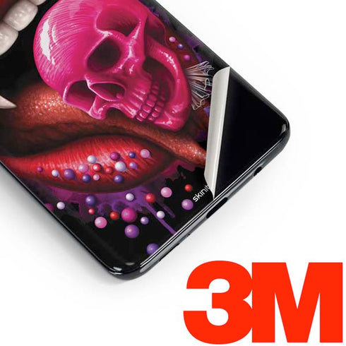 Vampire Skull Lollypop by Sarah Richter Galaxy S10 Skin