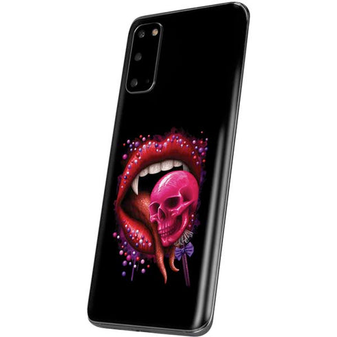 Vampire Skull Lollypop by Sarah Richter Galaxy S20 Skin
