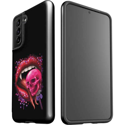 Vampire Skull Lollypop by Sarah Richter Galaxy S21 5G Pro Case