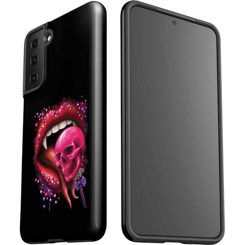 Vampire Skull Lollypop by Sarah Richter Galaxy S21 Plus 5G Pro Case