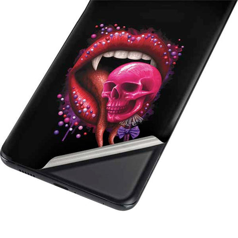 Vampire Skull Lollypop by Sarah Richter Galaxy S21 Plus 5G Skin