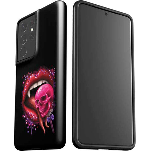 Vampire Skull Lollypop by Sarah Richter Galaxy S21 Ultra 5G Pro Case