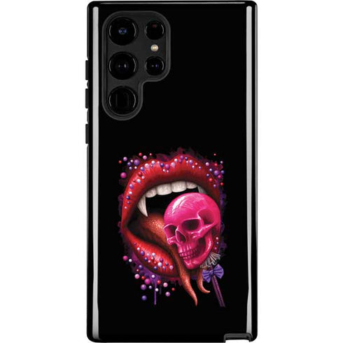 Vampire Skull Lollypop by Sarah Richter Galaxy S22 Ultra Pro Case