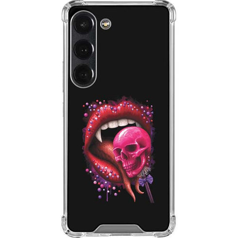 Vampire Skull Lollypop by Sarah Richter Galaxy S23 Clear Case