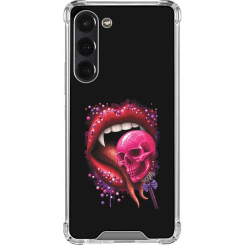 Vampire Skull Lollypop by Sarah Richter Galaxy S23 Plus Clear Case