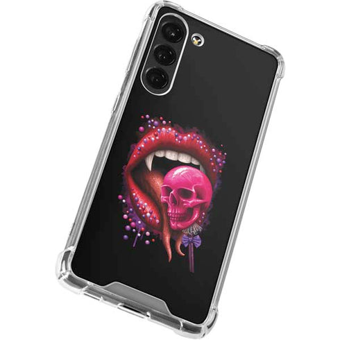 Vampire Skull Lollypop by Sarah Richter Galaxy S23 Plus Clear Case