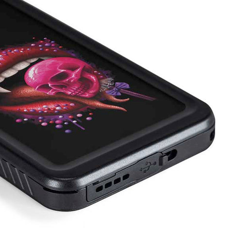 Vampire Skull Lollypop by Sarah Richter Galaxy S23 Plus Waterproof Case
