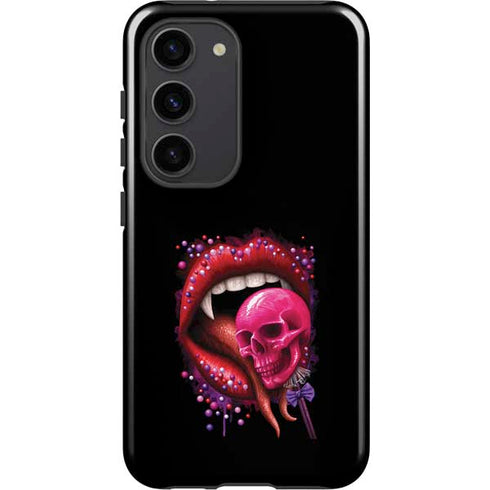 Vampire Skull Lollypop by Sarah Richter Galaxy S23 Pro Case