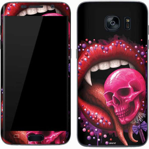 Vampire Skull Lollypop by Sarah Richter Galaxy S7 Skin
