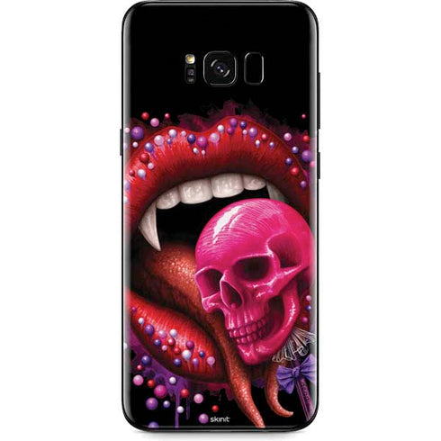 Vampire Skull Lollypop by Sarah Richter Galaxy S8 Plus Skin