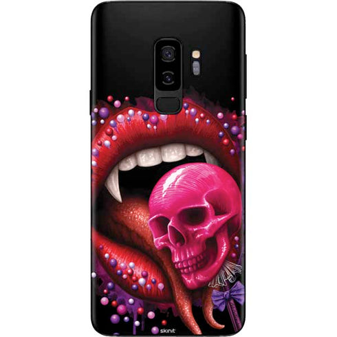Vampire Skull Lollypop by Sarah Richter Galaxy S9 Plus Skin