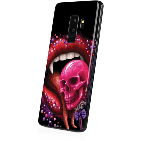 Vampire Skull Lollypop by Sarah Richter Galaxy S9 Plus Skin