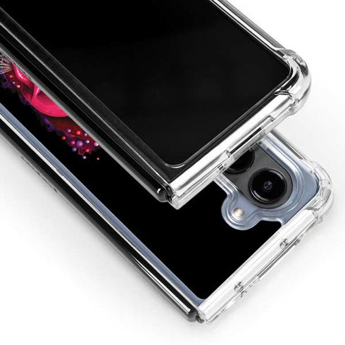 Vampire Skull Lollypop by Sarah Richter Galaxy Z Fold5 5G Clear Case