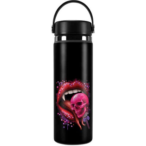 Vampire Skull Lollypop by Sarah Richter Hydro Flask 20oz Wide Mouth Skin