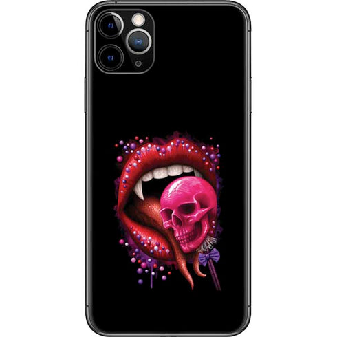 Vampire Skull Lollypop by Sarah Richter iPhone 11 Pro Max Skin
