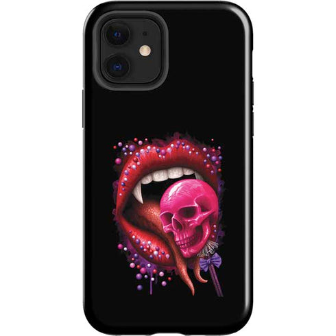 Vampire Skull Lollypop by Sarah Richter iPhone 12 Impact Case