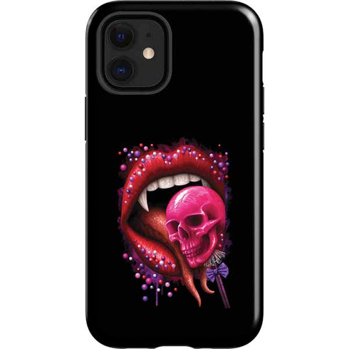 Vampire Skull Lollypop by Sarah Richter iPhone 12 Mini Impact Case