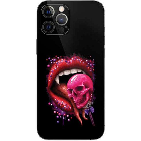 Vampire Skull Lollypop by Sarah Richter iPhone 12 Pro Max Skin