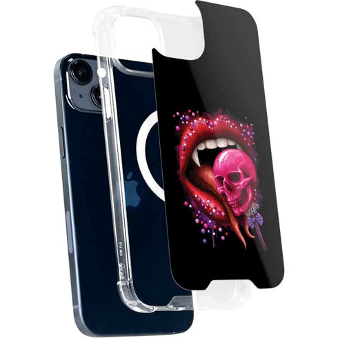 Vampire Skull Lollypop by Sarah Richter iPhone 14 Plus MagSafe Case