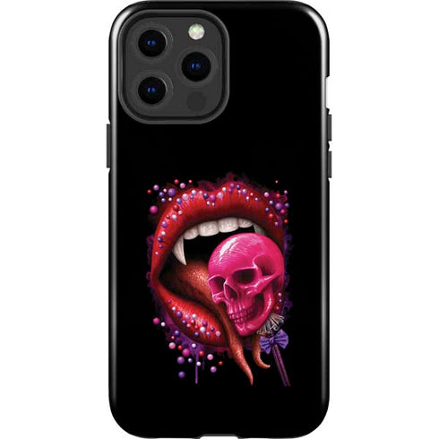Vampire Skull Lollypop by Sarah Richter iPhone 15 Pro Max Impact Case